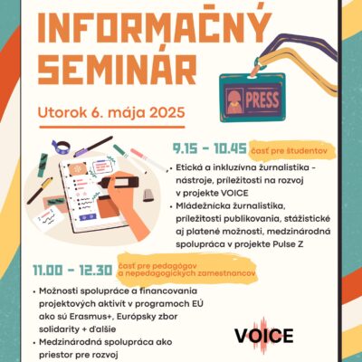Pozvánka na seminár k projektovému manažmentu 6. 5. 2025